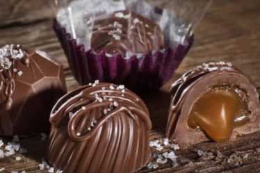 bombom de caramelo salgado