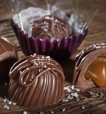 bombom de caramelo salgado