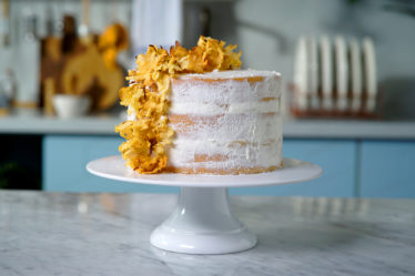 Bolo de Noiva de Abacaxi