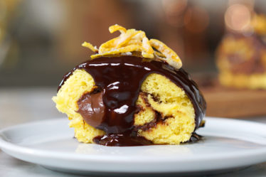 Rocambole de Laranja e Nutella