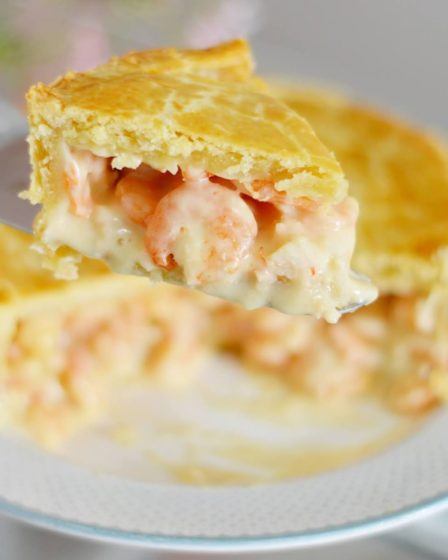 Empadão de camarão