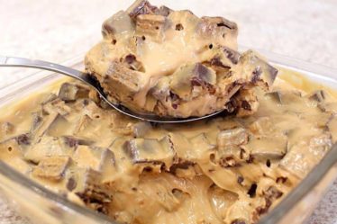 Sobremesa simples de estrogonofe de Bis