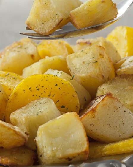 Mandioquinha e Batatas Salteadas