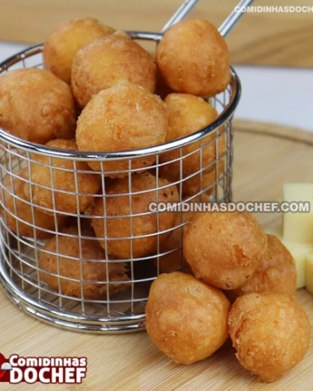 Bolinha de Queijo 3 Ingredientes