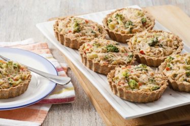 Torta Integral de Frango com Legumes Sem Ovo e Sem Lactose