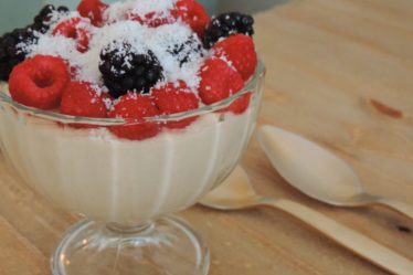 Receita de Mousse Vegano de Coco (sem açúcar e sem glúten)