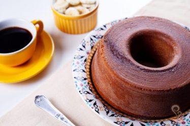 Receita de Bolo de banana sem glúten de liquidificador