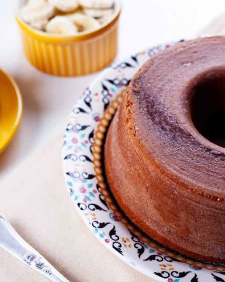 Receita de Bolo de banana sem glúten de liquidificador