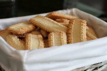 Receita de Bolacha de manteiga