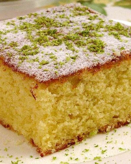 Receita de Bolo simples de limão