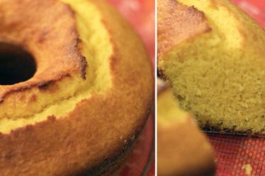 Receita de Bolo Liquidificador de Mexerica