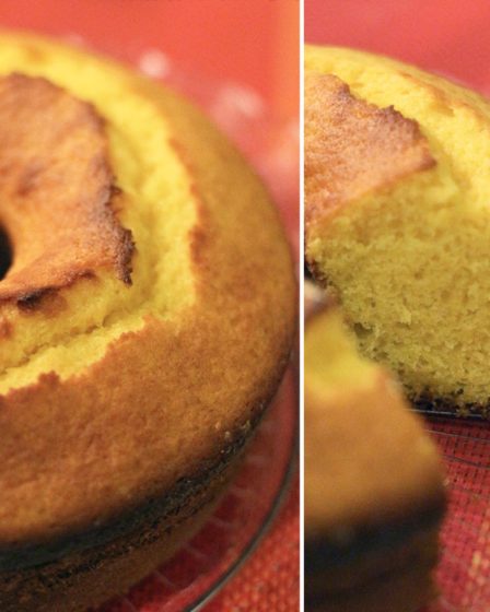 Receita de Bolo Liquidificador de Mexerica