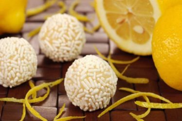 Receita de Brigadeiro de limão-siciliano