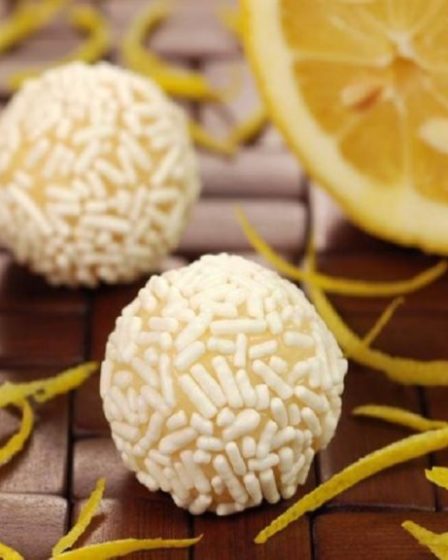 Receita de Brigadeiro de limão-siciliano