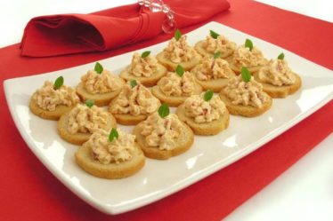 Receita de Canapé de ricota