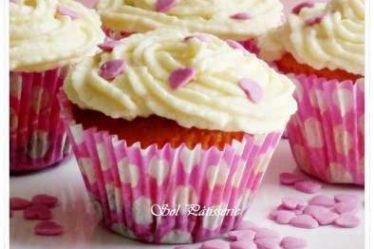 Receita de Cupcakes rosas