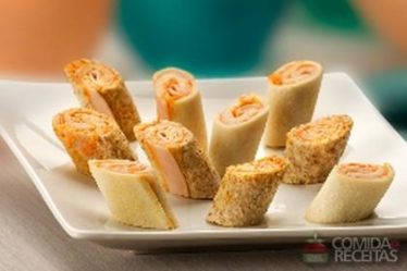 Receita de Enroladinho de aniversário