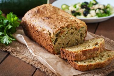 Receita de Pão Vegano de Abobrinha