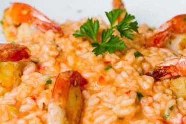 Receita de Risoto de Camarão