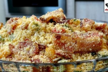 Receita de Como Fazer Farofa de Bacon para Churrasco