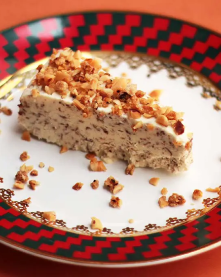 Receita de Semifreddo de Mascarpone com Castanhas Crocantes