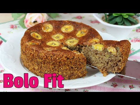 Receita Bolo de Aveia com Banana