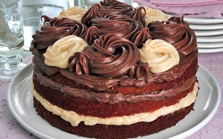 Receita de Bolo 2 amores: uma receita super delícia com Nutella e leite Ninho