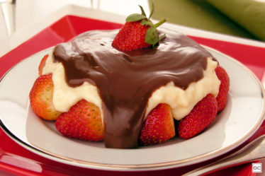 Receita de Morangos Trufados