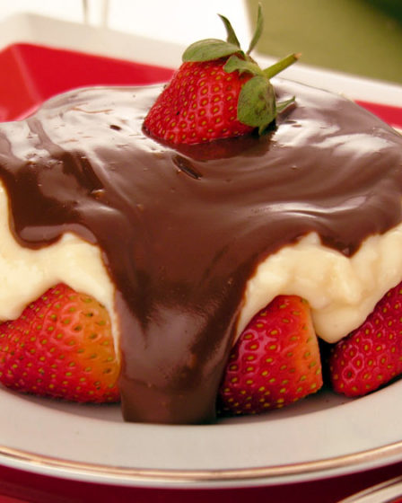 Receita de Morangos Trufados