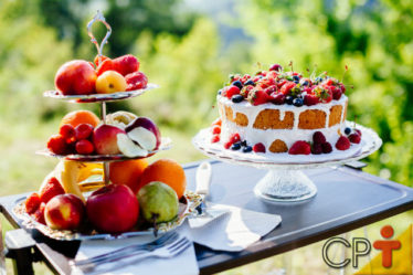 Receita de Bolo de Frutas
