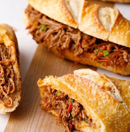 Receita de Sanduíche de carne louca