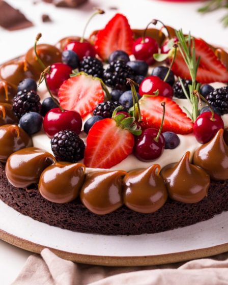 Receita de Torta de Brownie