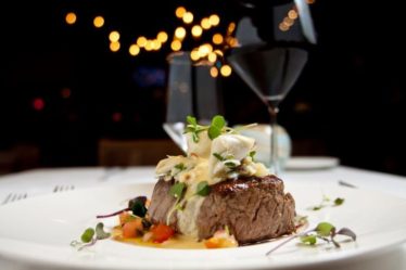 receita Filé Mignon com creme de Palmito