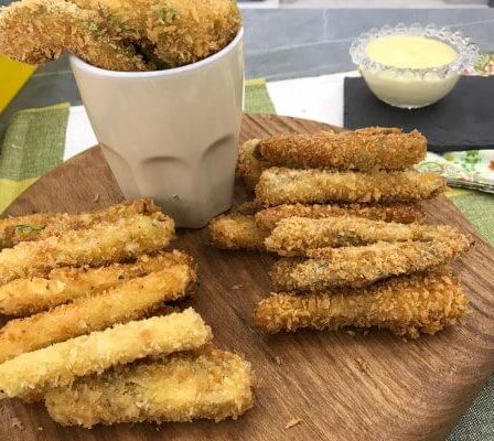 receita de abobrinha empanada e frita