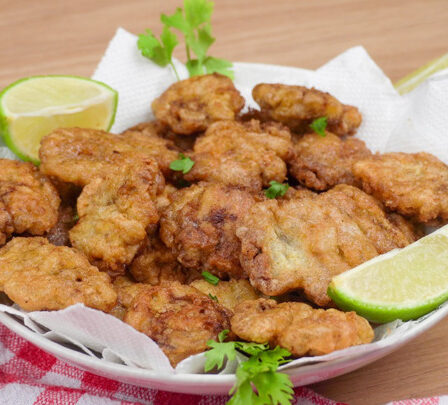 Coração de Galinha Empanado