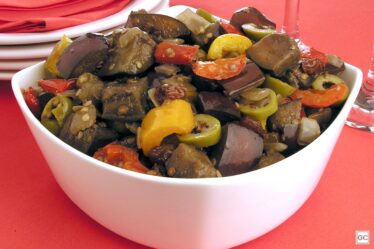 receita Caponata de berinjela