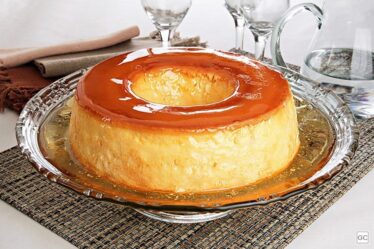 receita Pudim diet de leite