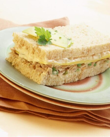 receita Sanduíche de atum e abacate