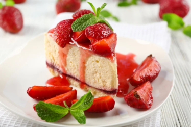 receita-de-Cheesecake-de-ricota-com-cobertura-de-morango