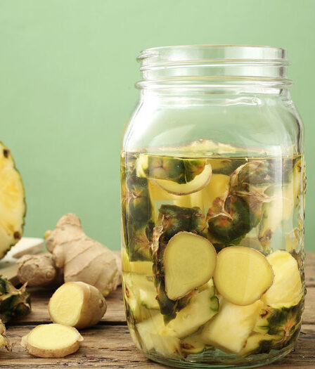 receita Chá de casca de abacaxi com cravo e canela