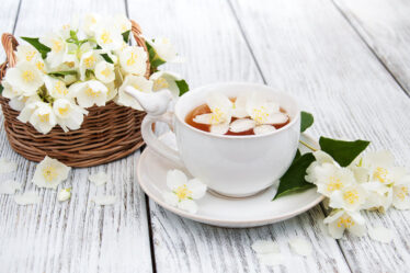 receita Chá de infusão de flores