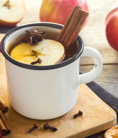 receita Chá de maçã pêssego tangerina e romã