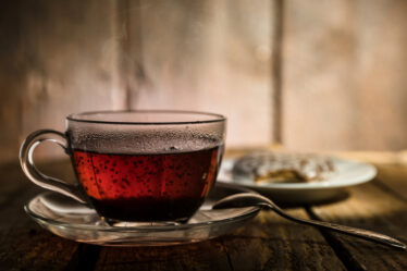 receita Chá preto com chocolate quente e canela