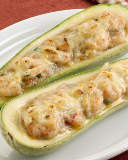 receita de Abobrinha com camarão